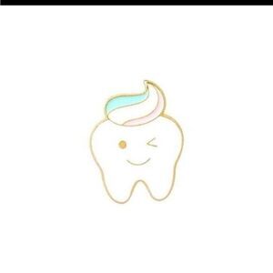 3/20 Tooth Smile Rainbow Enamel Pin